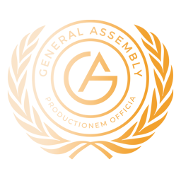 General Assembly laurel crest — Productionem Officia